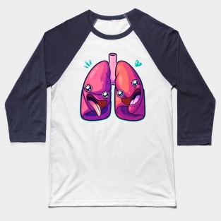 Happy Lungs Baseball T-Shirt